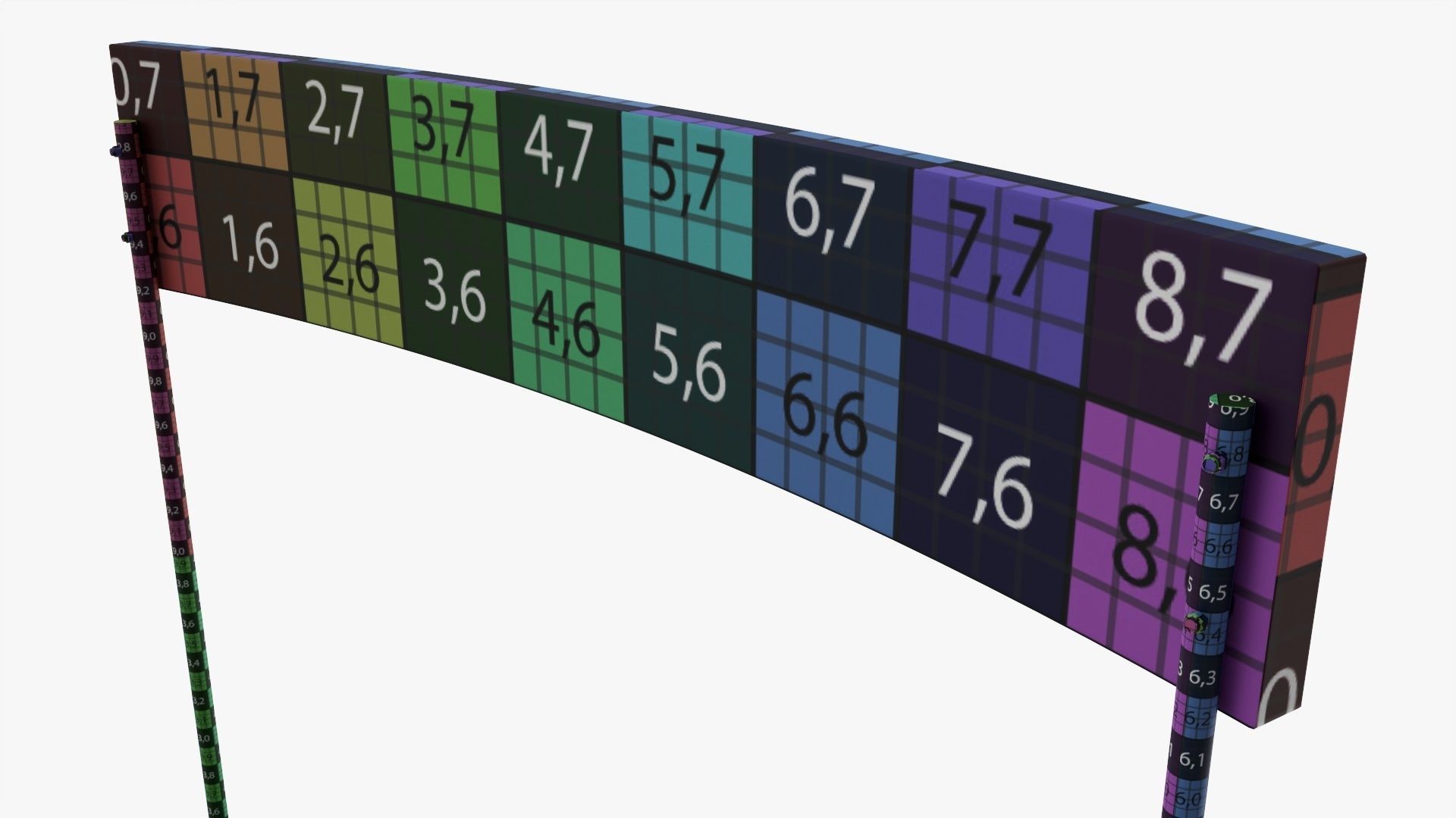 Promo stand large mockup 3D model_11