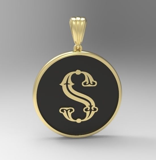 Alphabet Latin S 3D print model_10