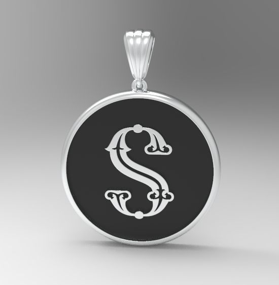 Alphabet Latin S 3D print model_19