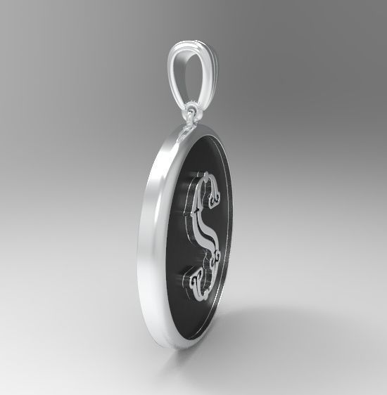 Alphabet Latin S 3D print model_12