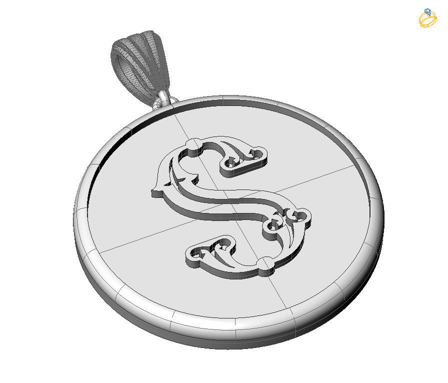 Alphabet Latin S 3D print model_1