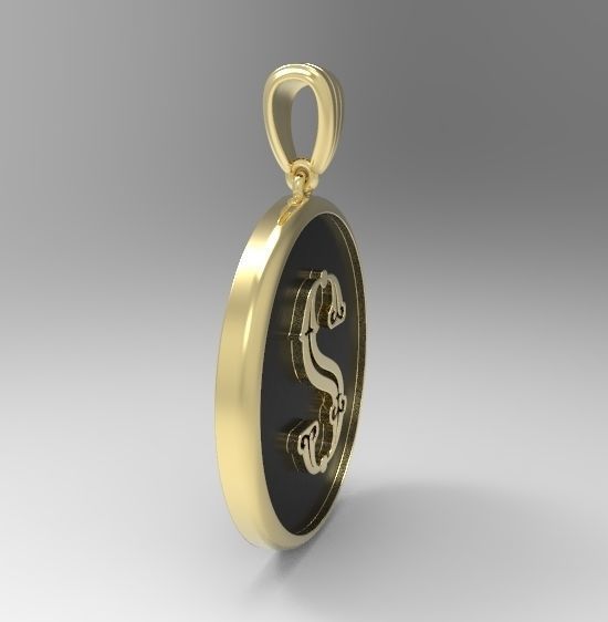 Alphabet Latin S 3D print model_4