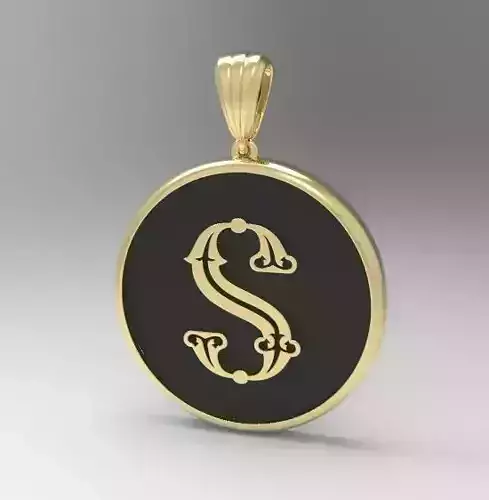 Alphabet Latin S 3D print model