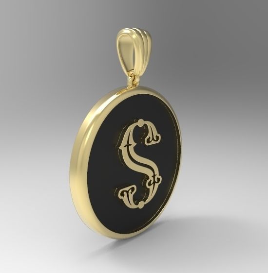 Alphabet Latin S 3D print model_6