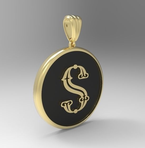 Alphabet Latin S 3D print model_7