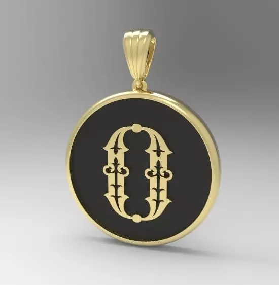 Alphabet Latin O 3D print model_0