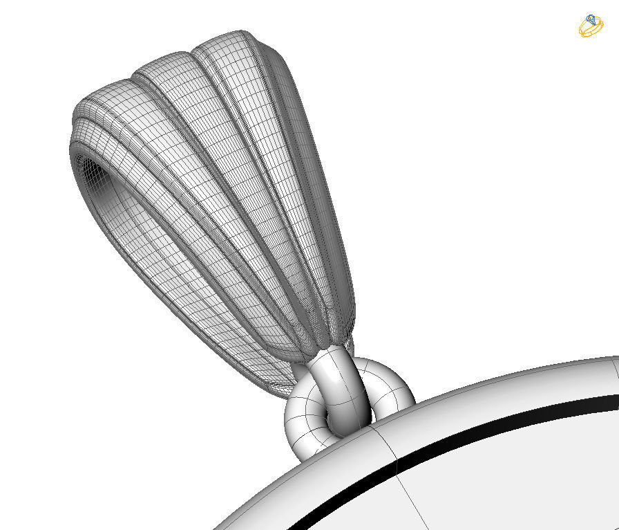 Alphabet Latin L 3D print model_29