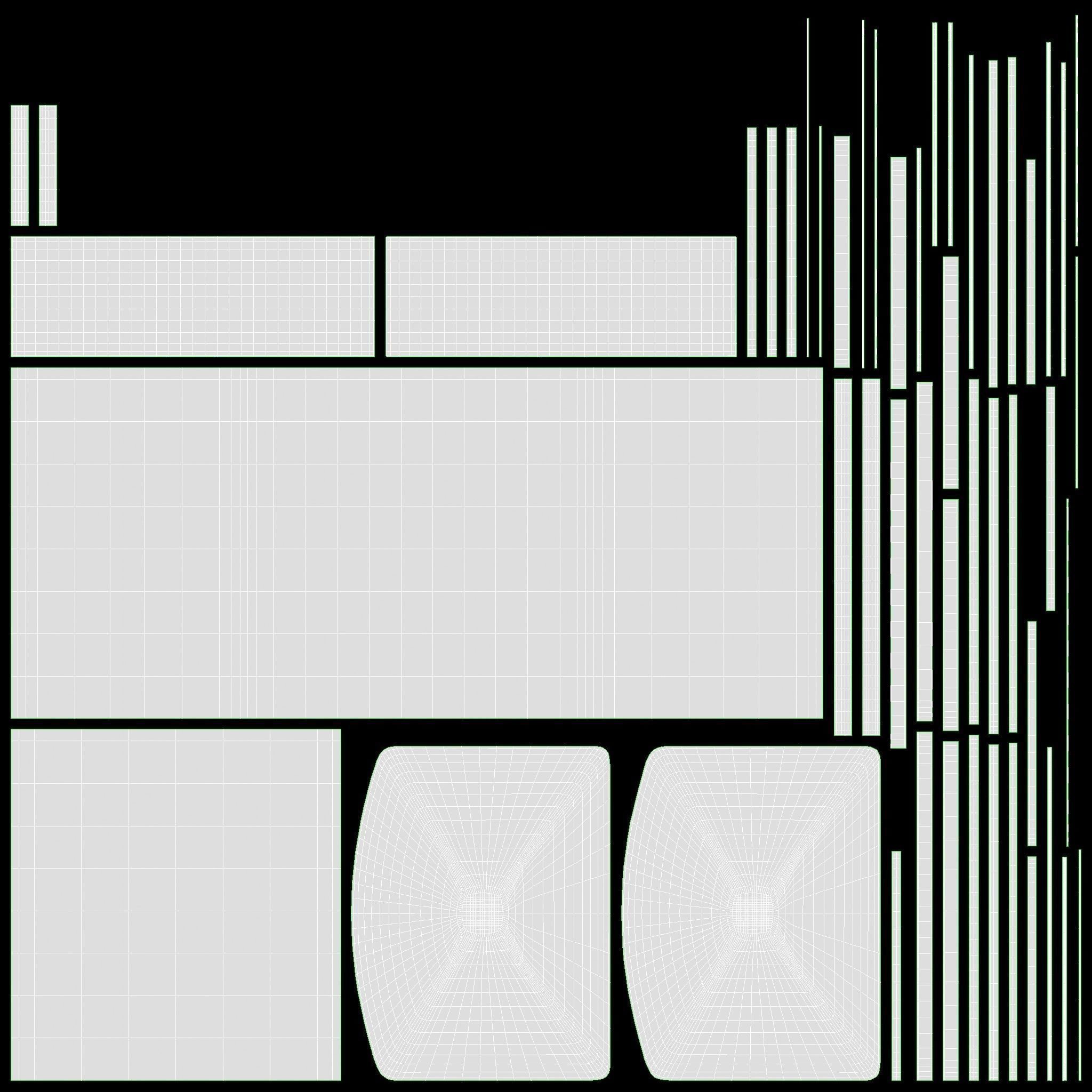 Small promo stand mockup 3D model_13