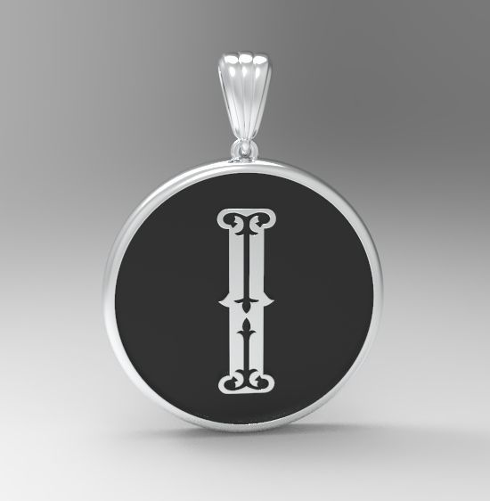 Alphabet Latin I 3D print model_18