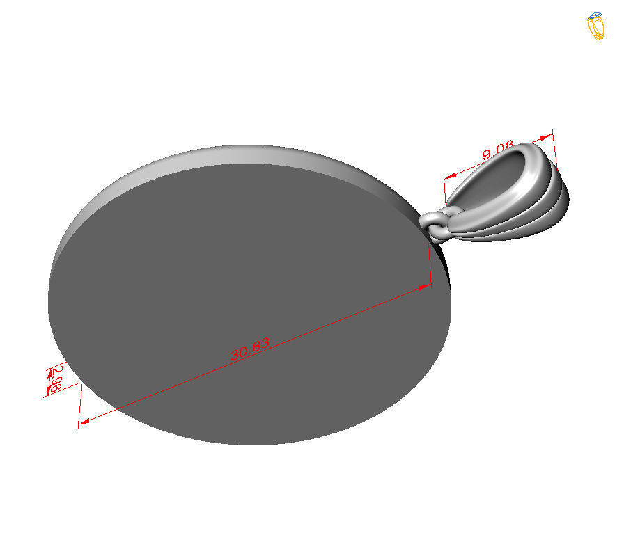 Alphabet Latin I 3D print model_24