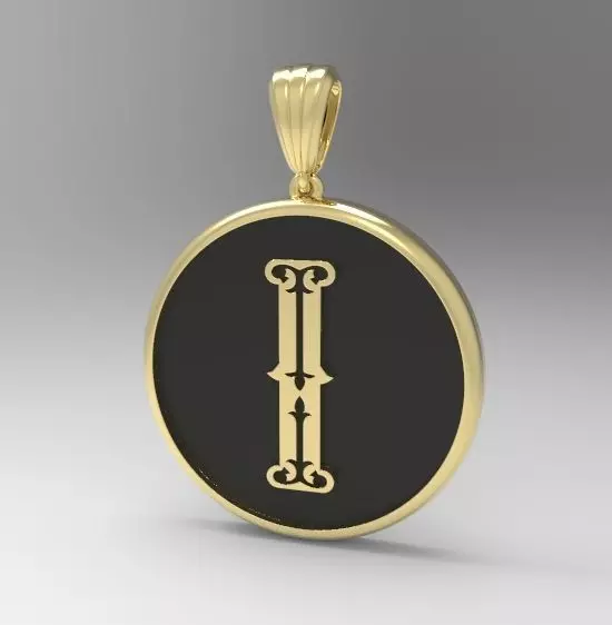 Alphabet Latin I 3D print model_0