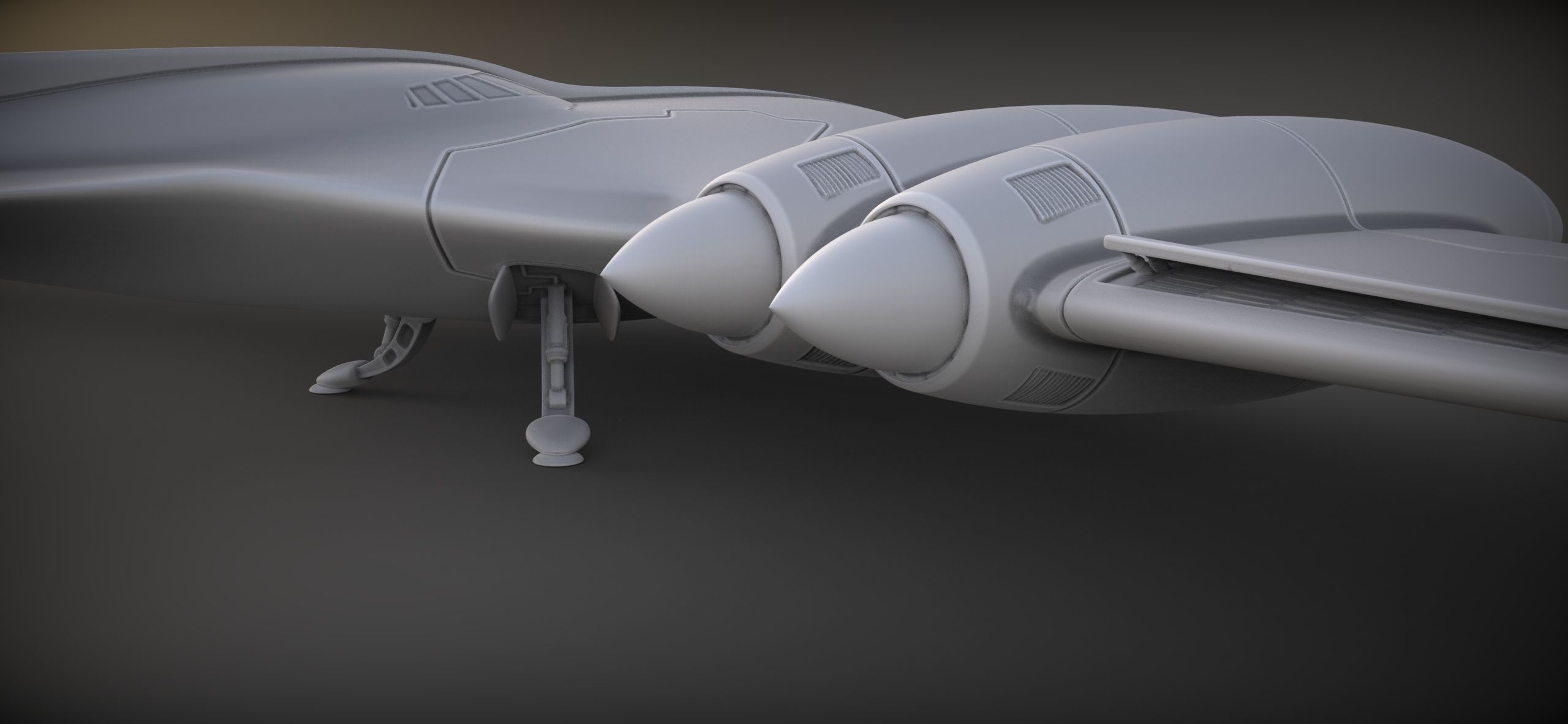 Starwars Naboo Cruiser Royal Diplomatic Ship  3D print model_12