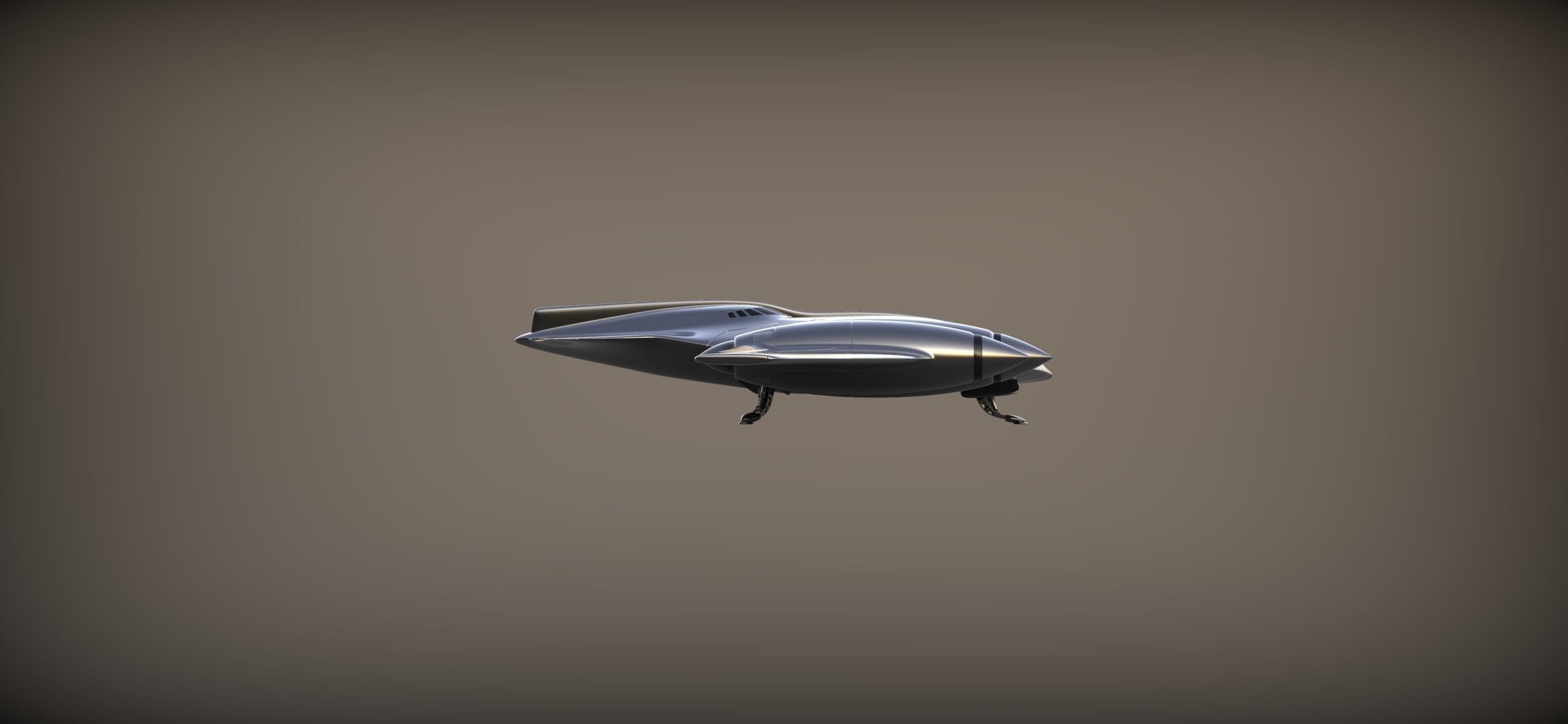 Starwars Naboo Cruiser Royal Diplomatic Ship  3D print model_17