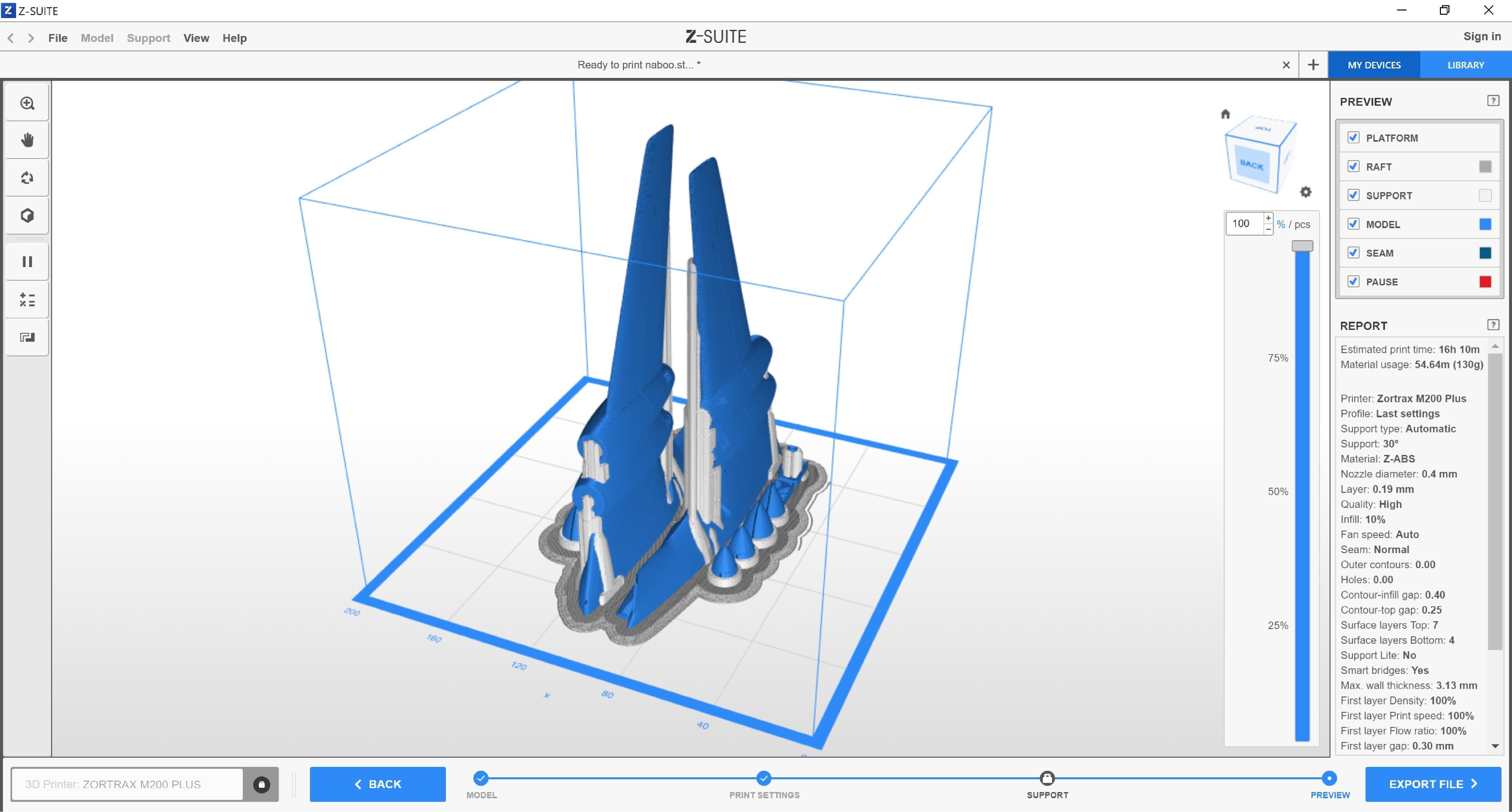 Starwars Naboo Cruiser Royal Diplomatic Ship  3D print model_19
