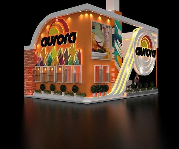 STAND AURORA 3D model