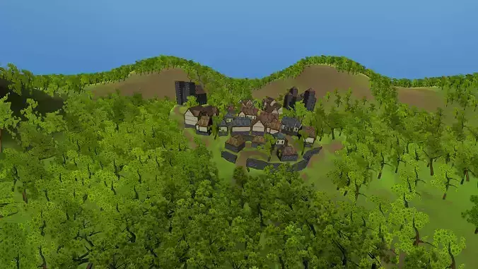 Modular Fantasy Houses