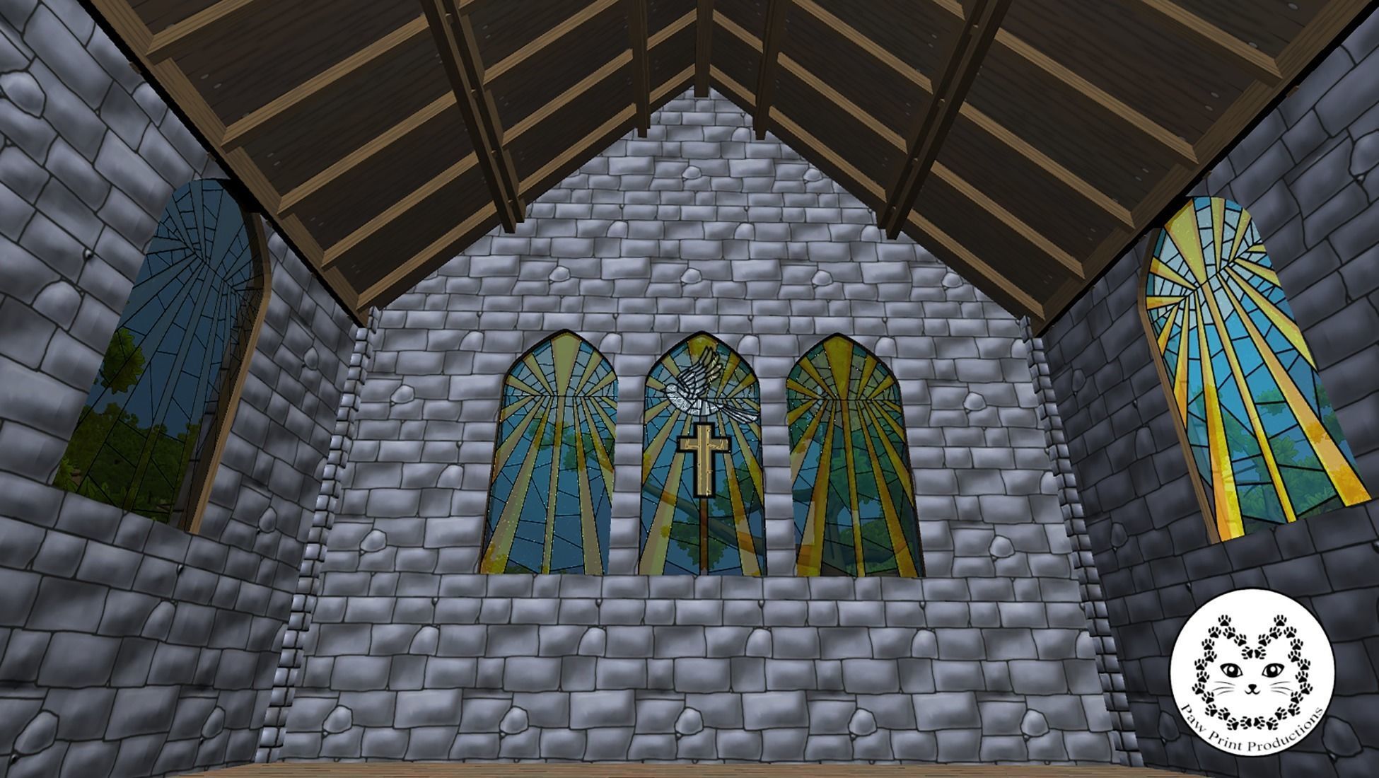 Modular Fantasy Houses Low-poly 3D model_9