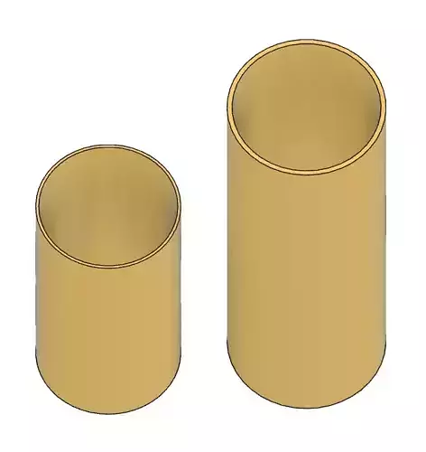 Cylindrical Pencil Pen Closed Case