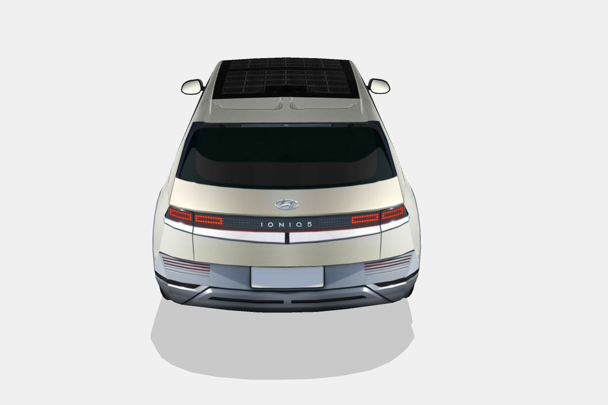 Hyundai Ioniq 5 2022 Low-poly 3D model_9