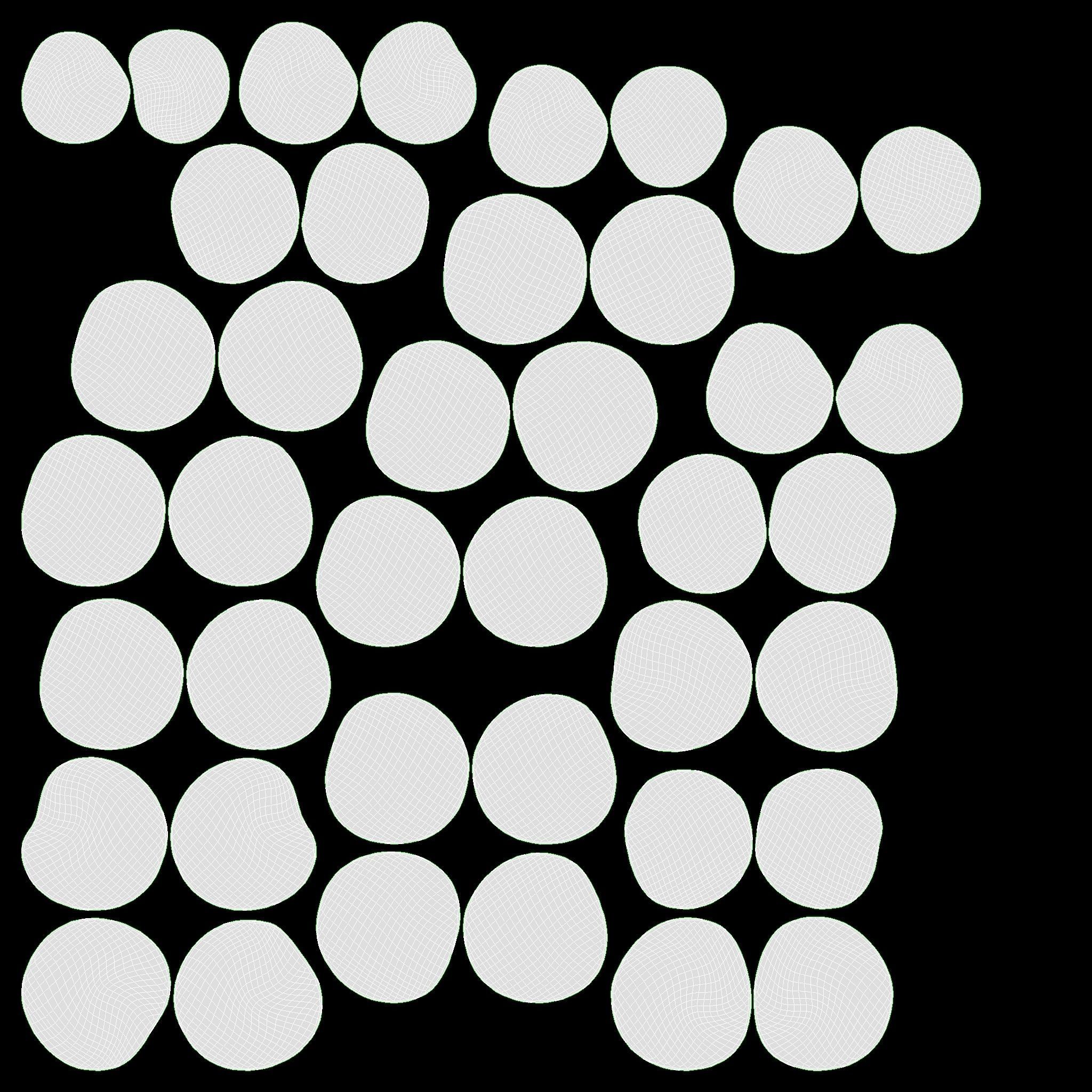 Potato chips package with folds opened mockup 3D model_12