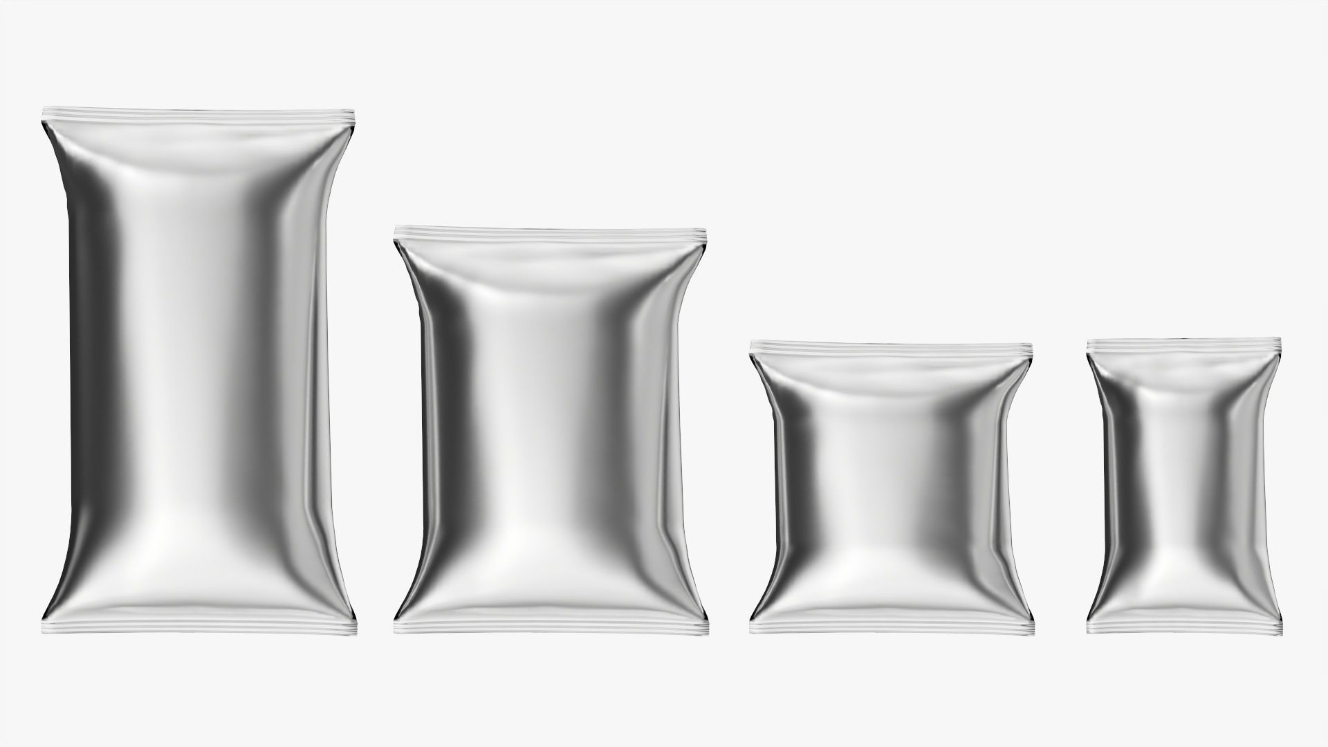 Potato chips smooth packages mockup 3D model_4