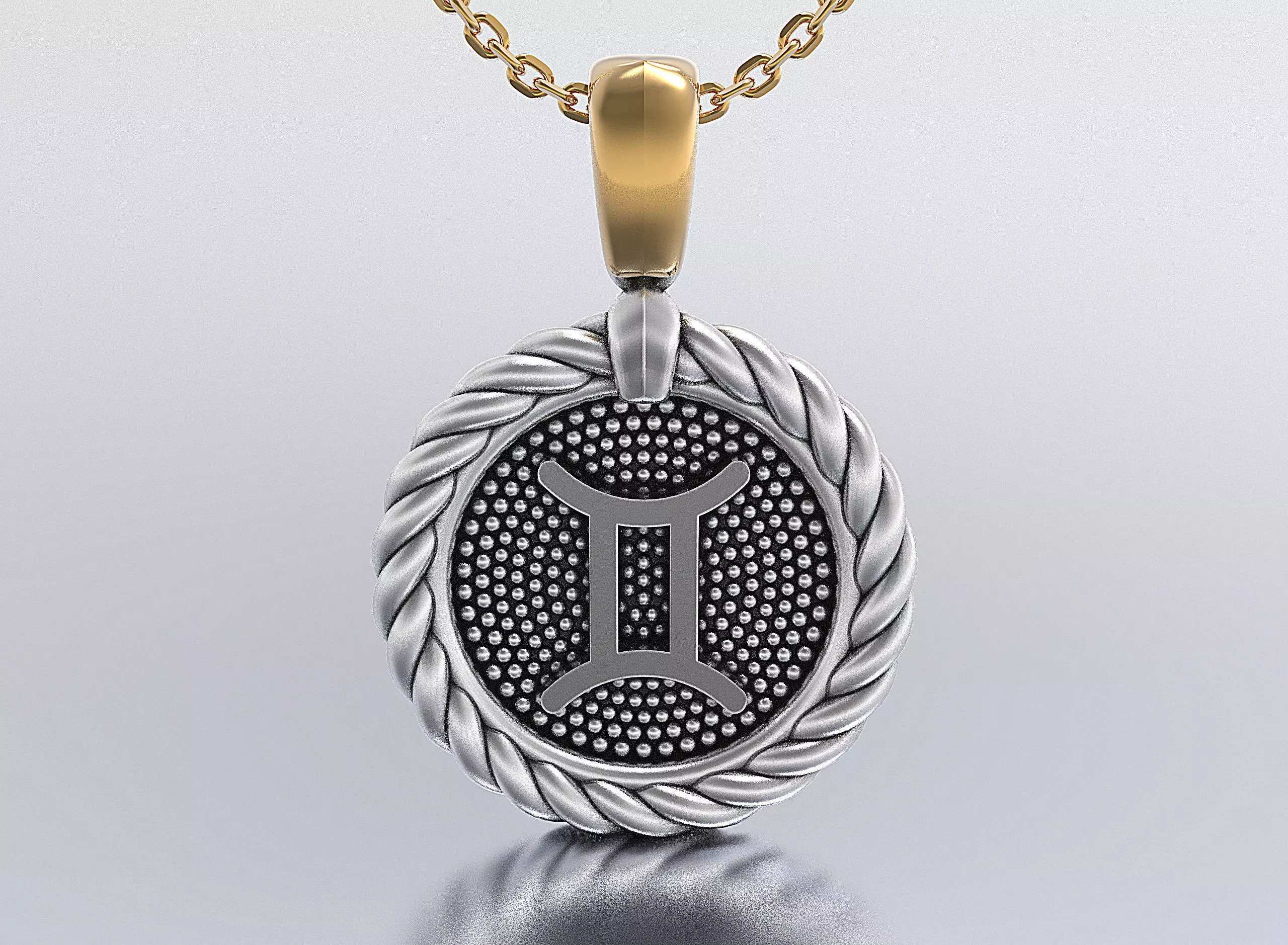 horoscope pendant 3D print model