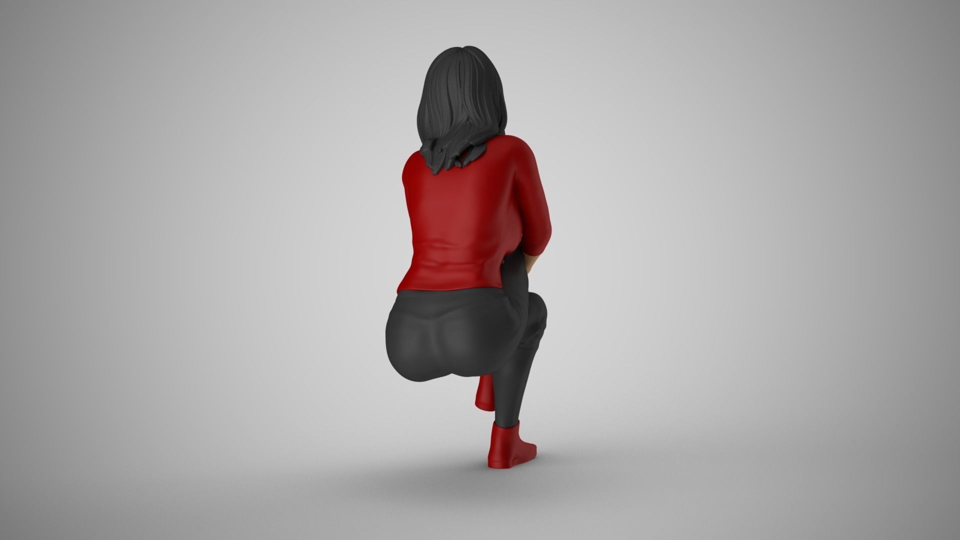 Woman Radiate Positivity 3D print model_7