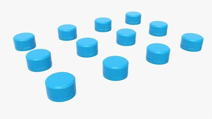 Wrapped water bottle twelve-pack 3D model 6