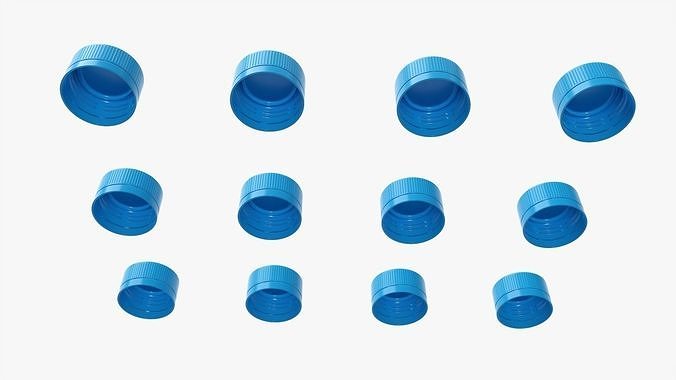 Wrapped water bottle twelve-pack 3D model 7
