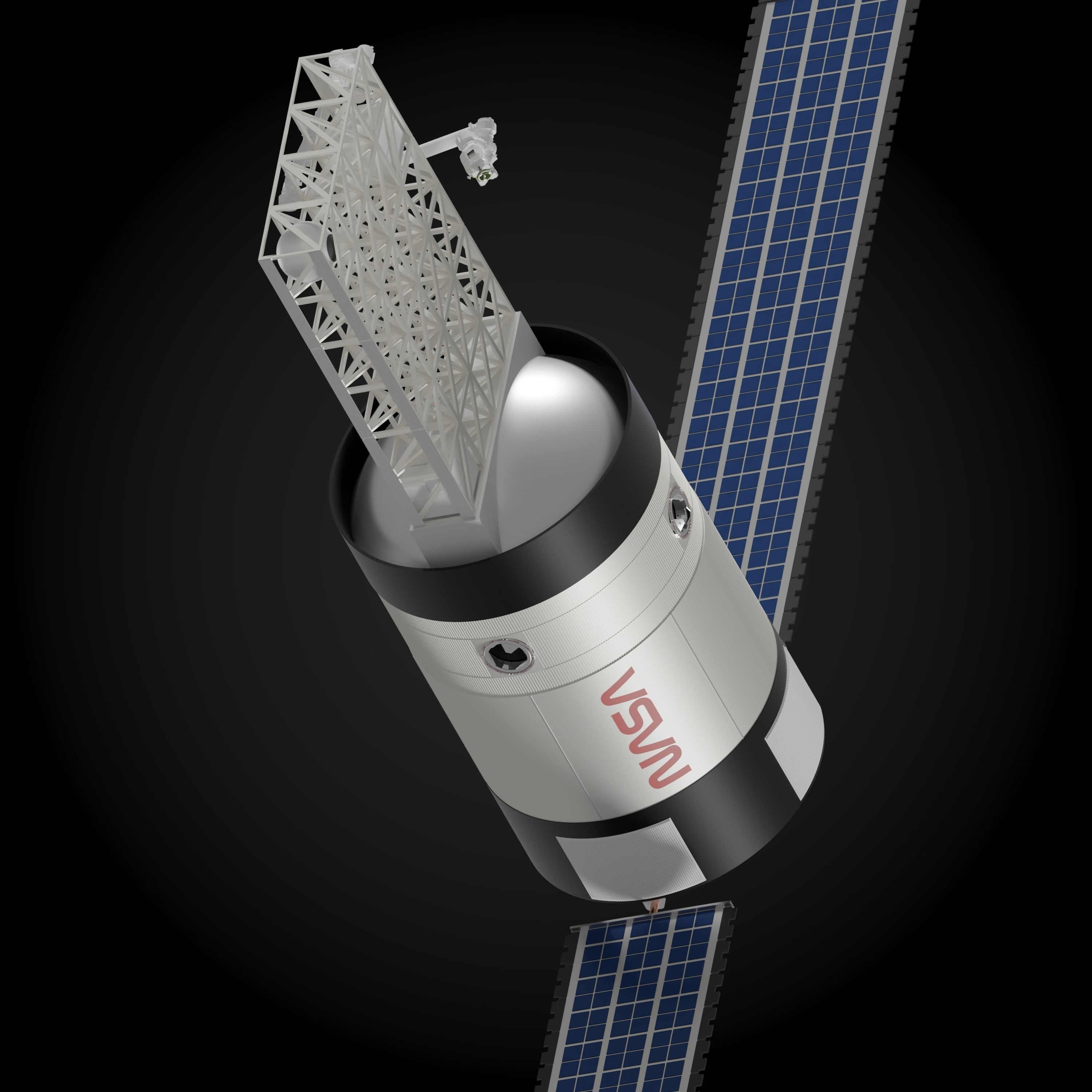 Skylab II Space Station 3D model_2