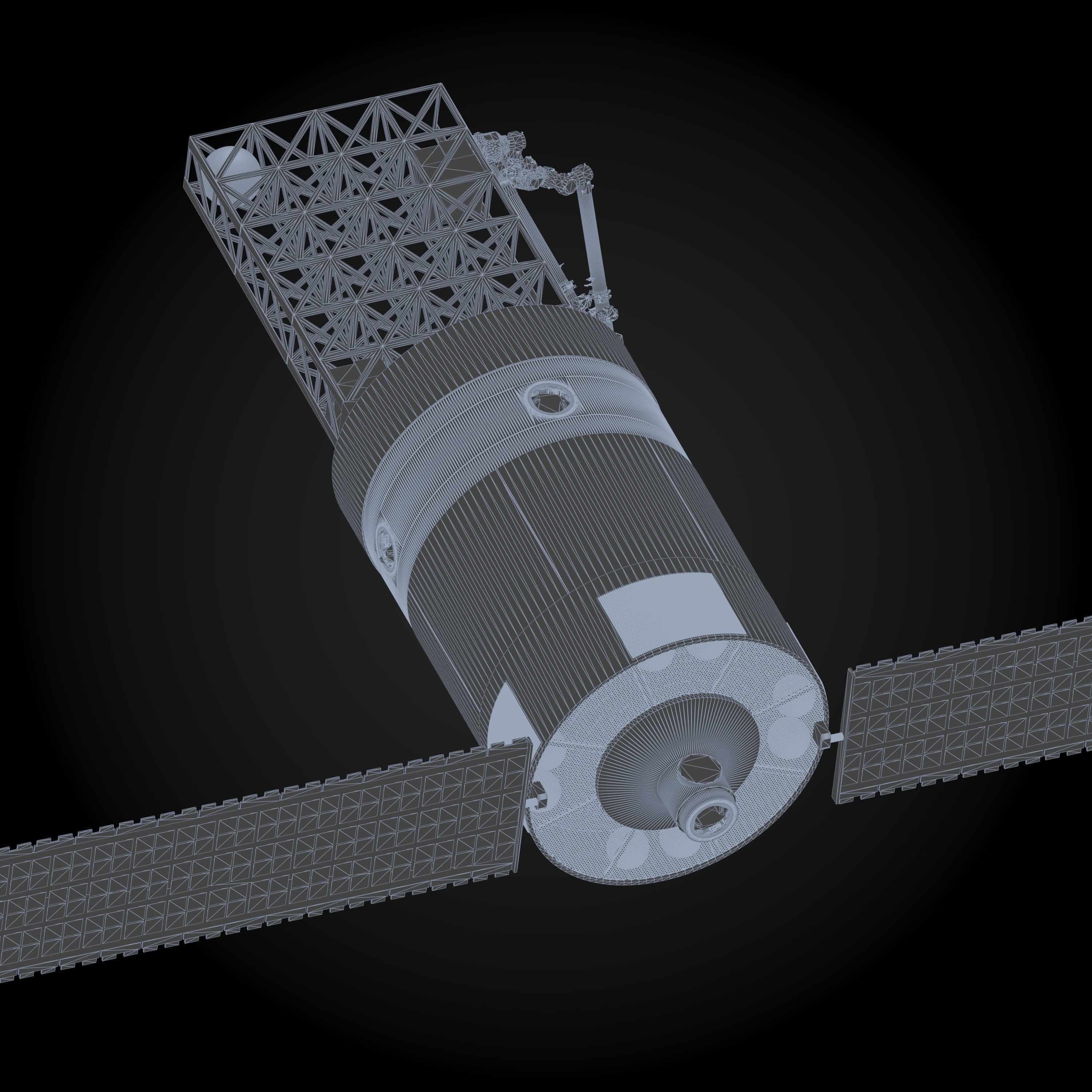 Skylab II Space Station 3D model_6