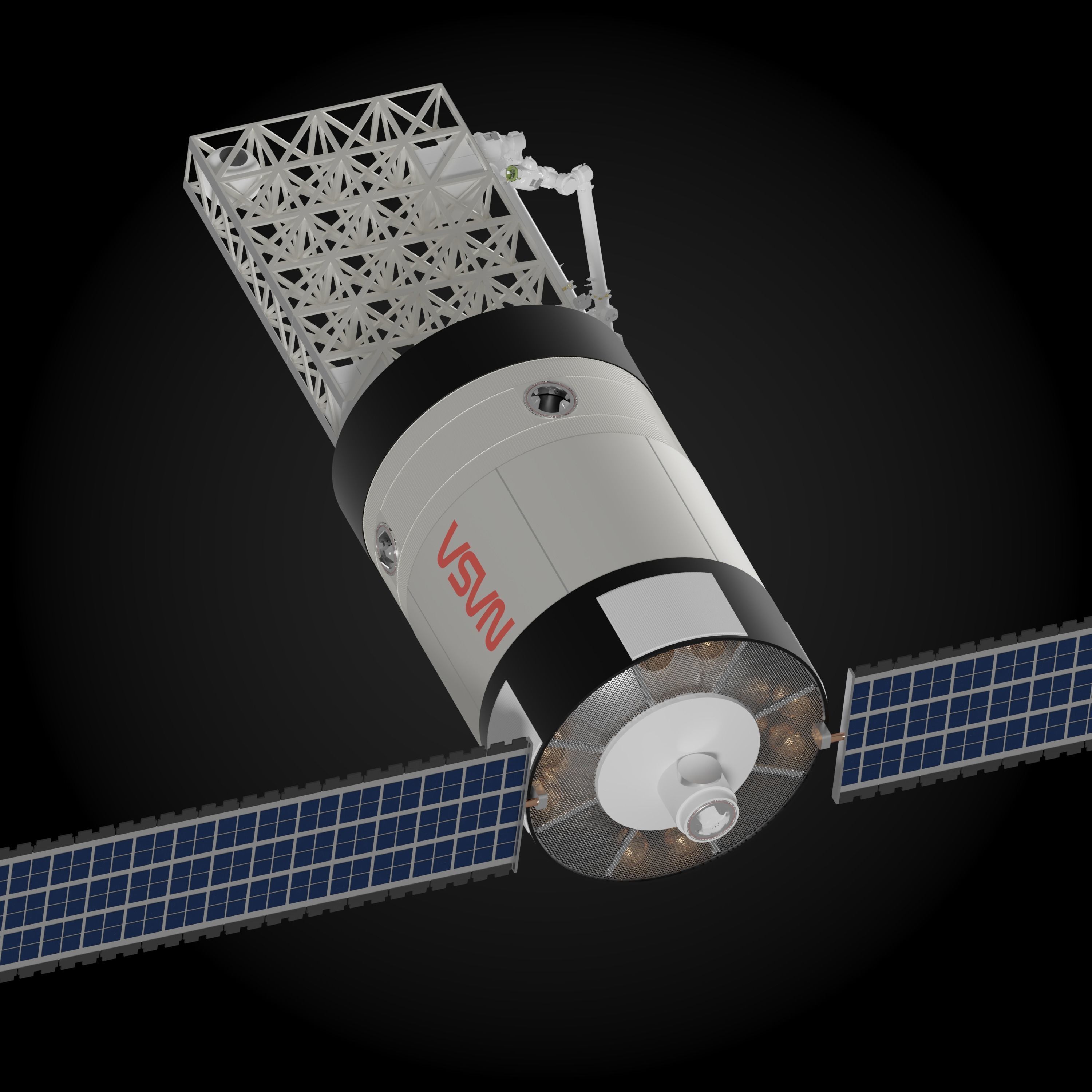 Skylab II Space Station 3D model_1