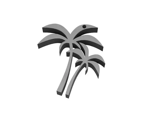 3d printing model Keychain or necklace