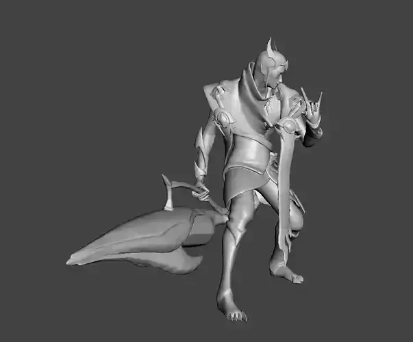 Nightbringer Aphelios 3D Model