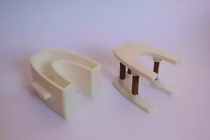 Mold for biological corridors