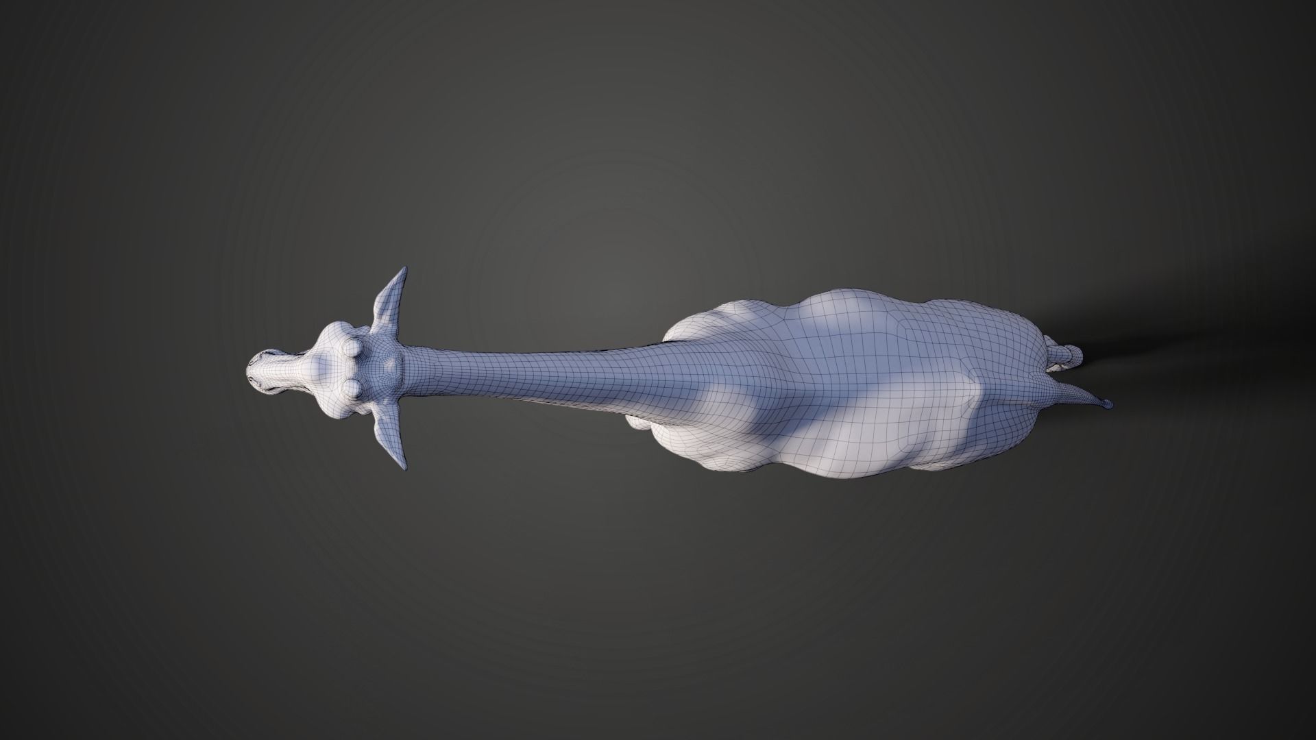 Giraffe Animated 3D model_13