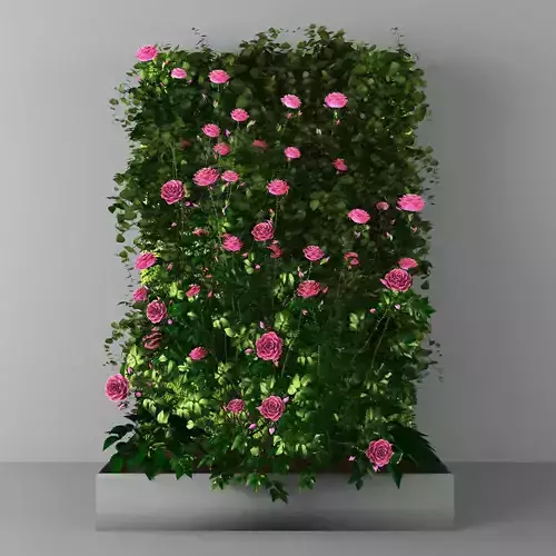Vertical garden 118 Low-poly 3D model
