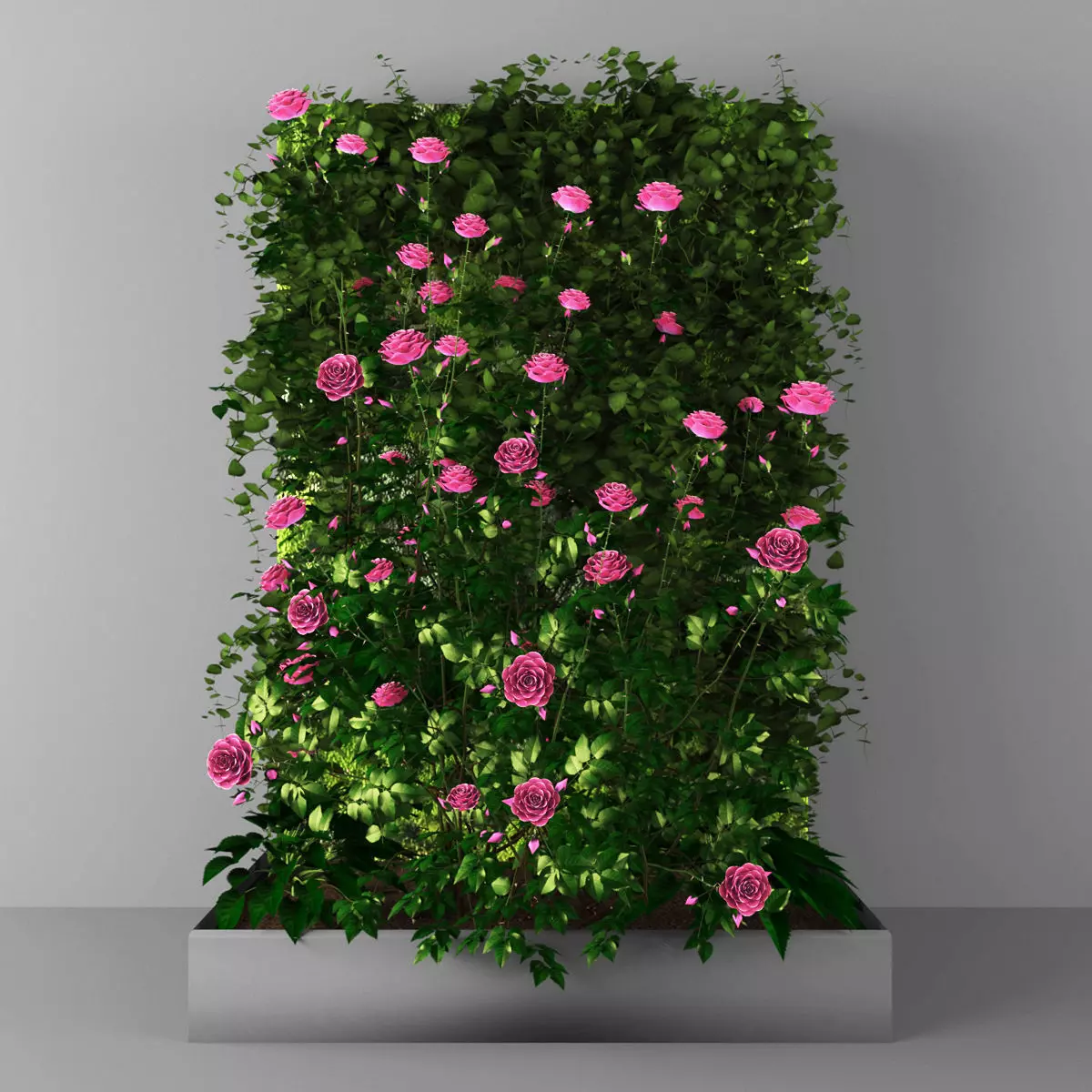 Vertical garden 118 Low-poly 3D model_0