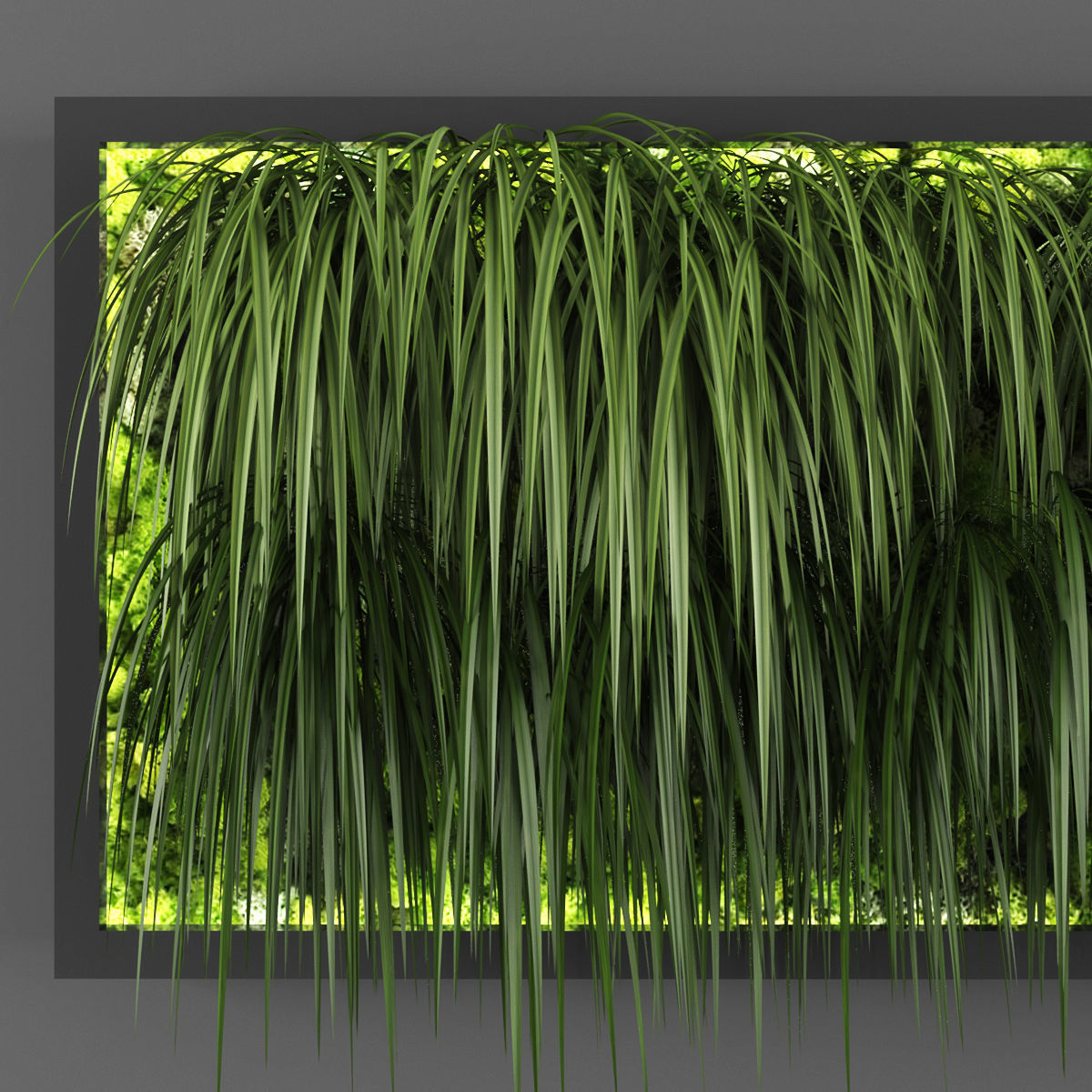 Vertical garden 122 Low-poly 3D model_1