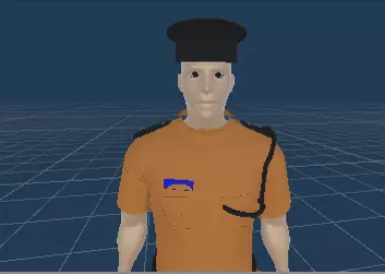 3D Police Man Omani 3D print model_0