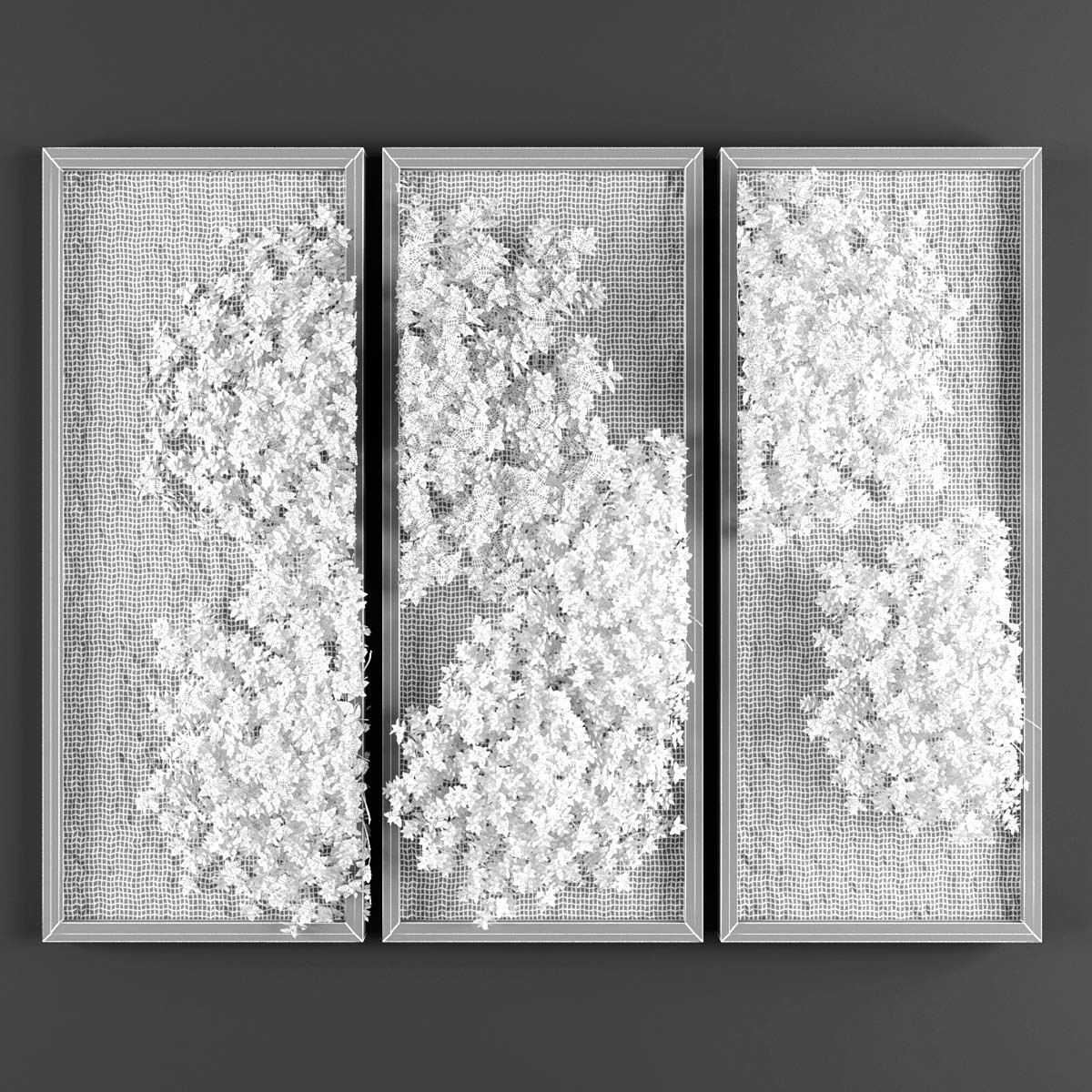 Vertical garden 126 Low-poly 3D model_2