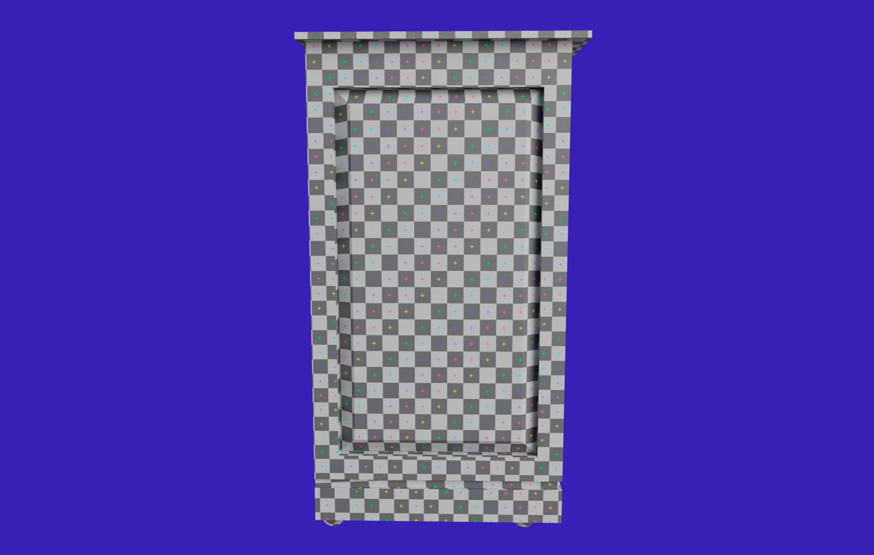 Rectangular Pulpit Low-poly 3D model_19