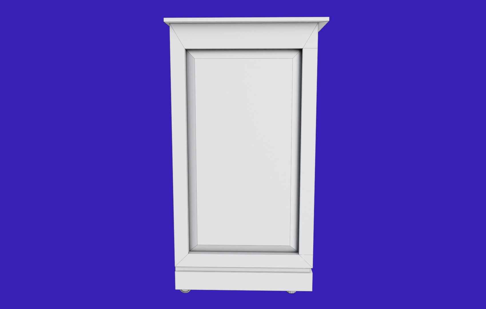 Rectangular Pulpit Low-poly 3D model_27