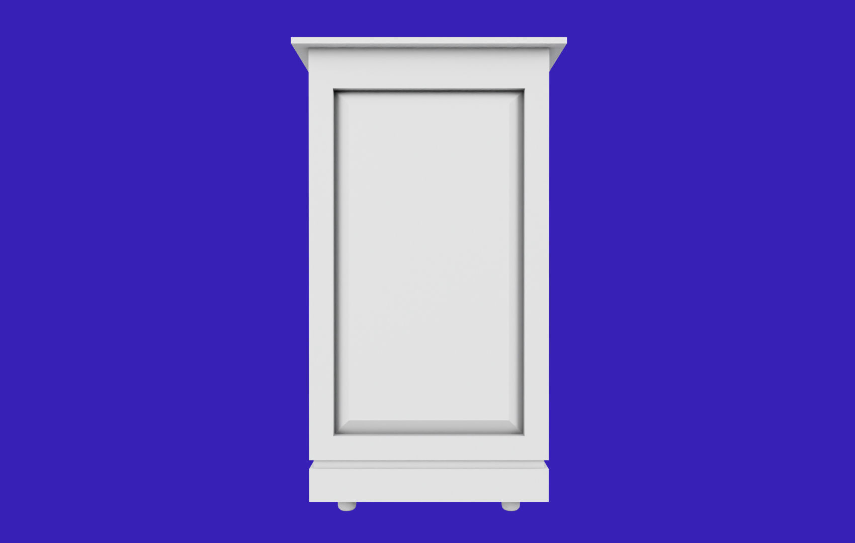 Rectangular Pulpit Low-poly 3D model_29