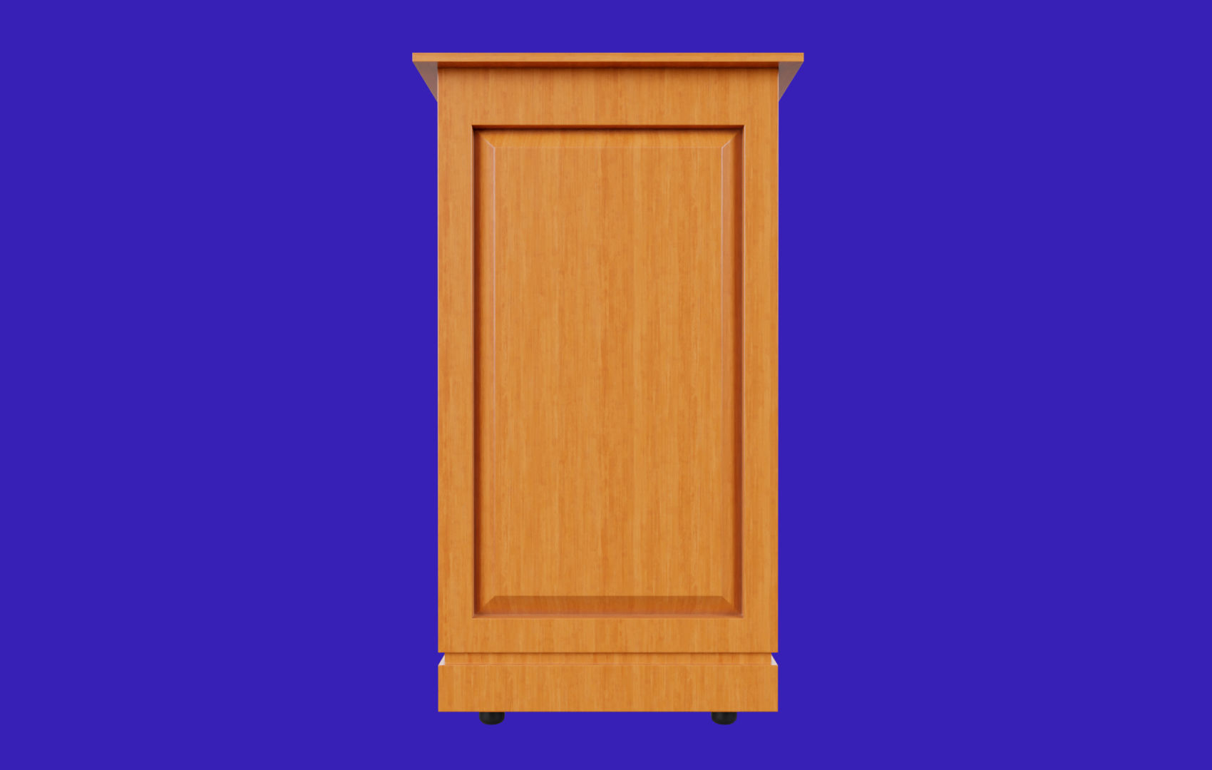 Rectangular Pulpit Low-poly 3D model_12