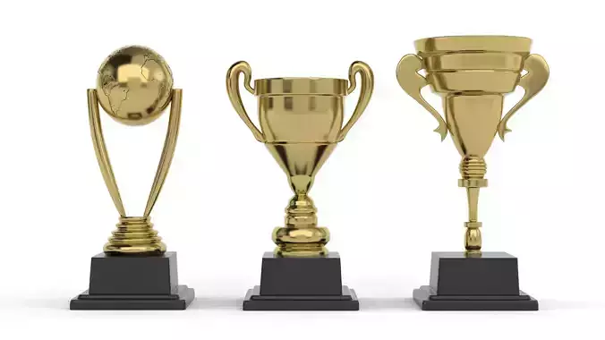 Cups Trophy 3D model Cups Trophy 3D model
