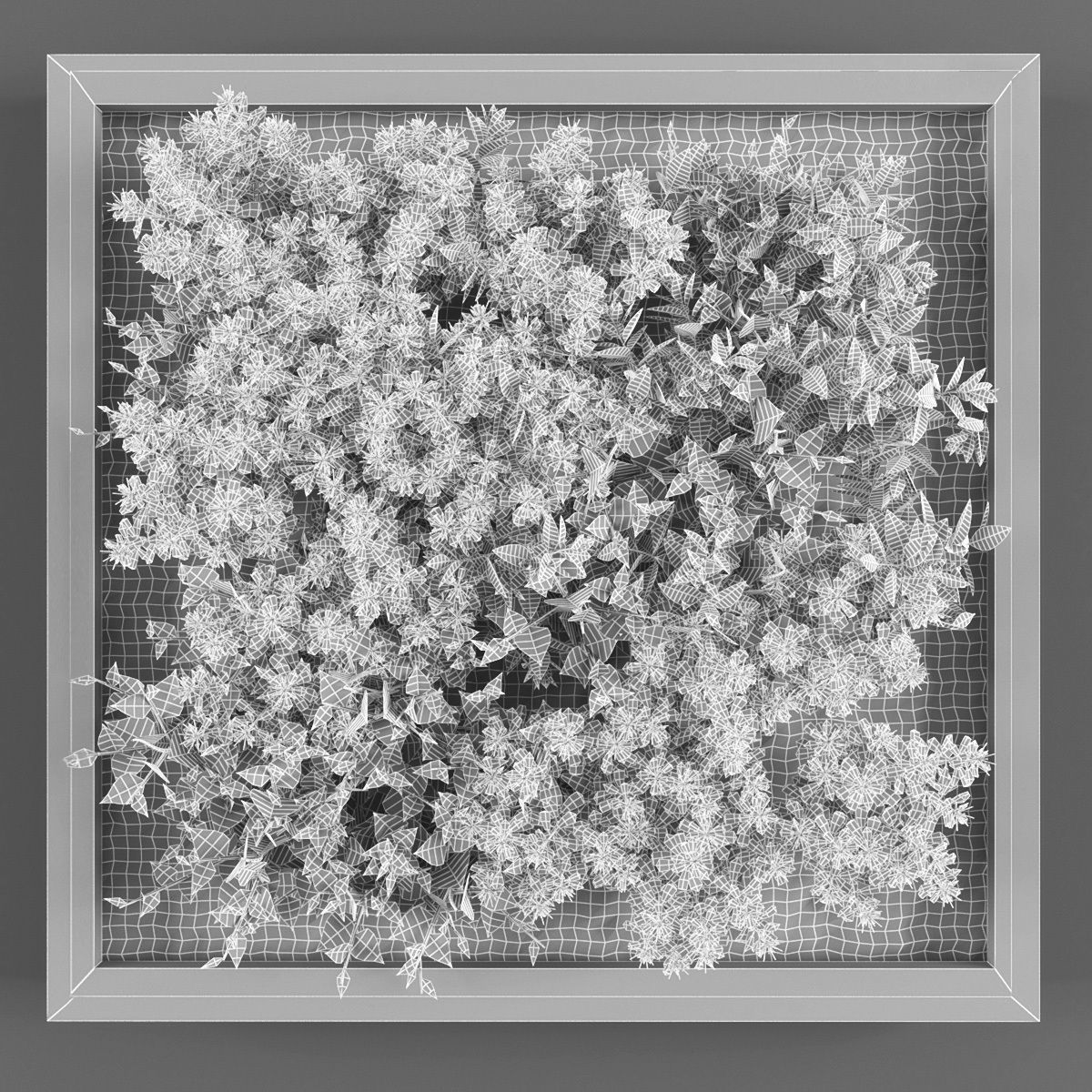 Vertical garden 129 Low-poly 3D model_2