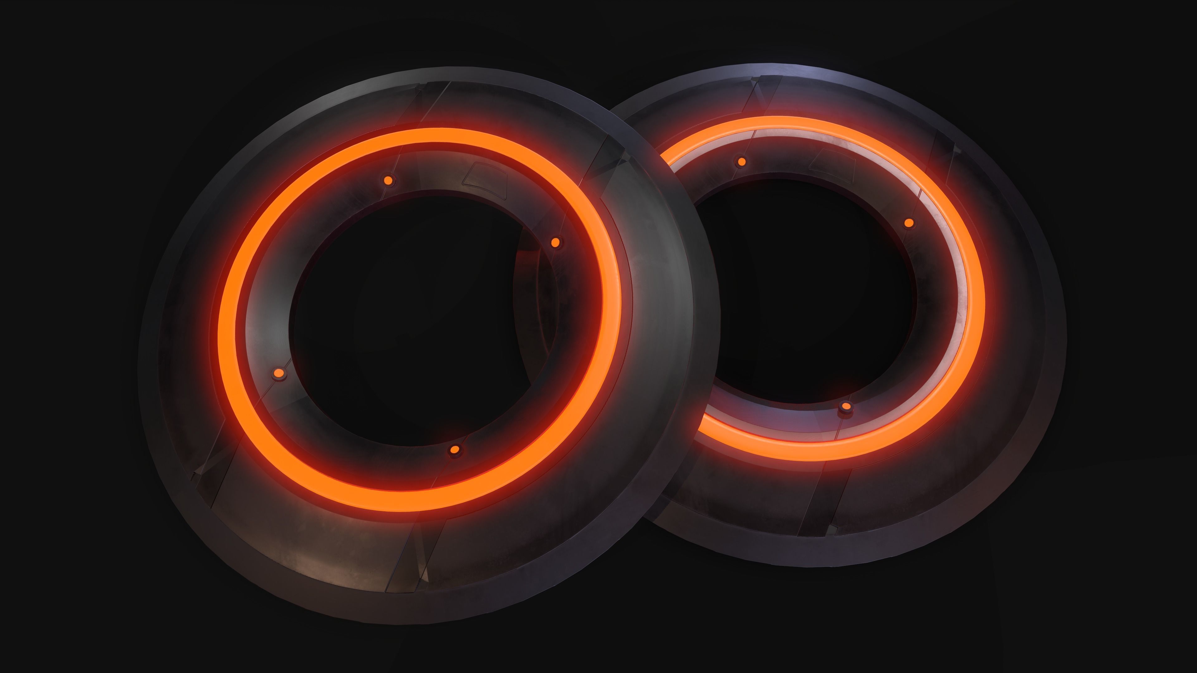 Rinzler and Tron - Tron Legacy Low-poly 3D model_10