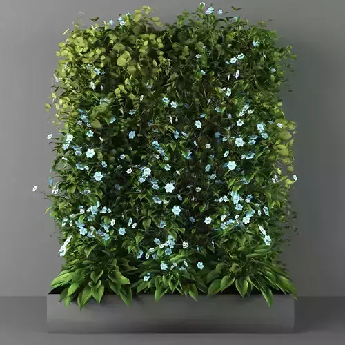 Vertical garden 138 Low-poly 3D model