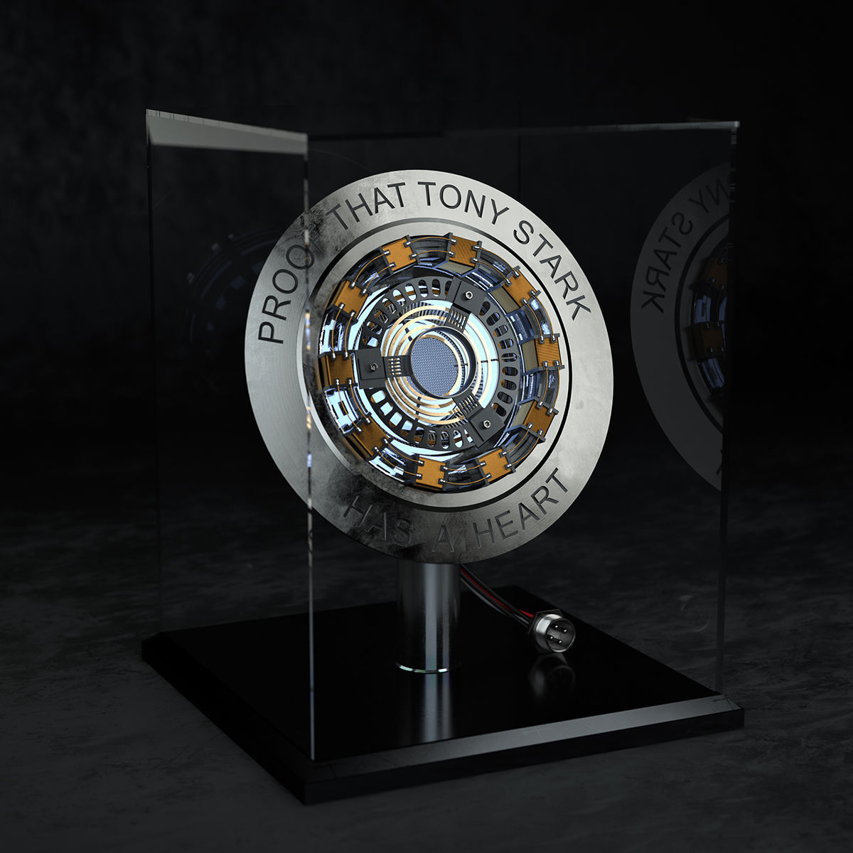 3D Arc Reactor MK1 model 3D model_1
